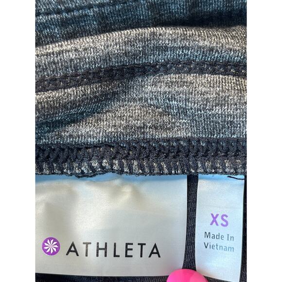 Athleta Skort Womens X-Small Gray Casual Pull On Skirt Under Short Zipper Pocket - Picture 7 of 7